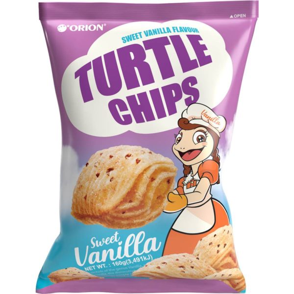 Orion Turtle Chip Sweet Vanilla 160g
