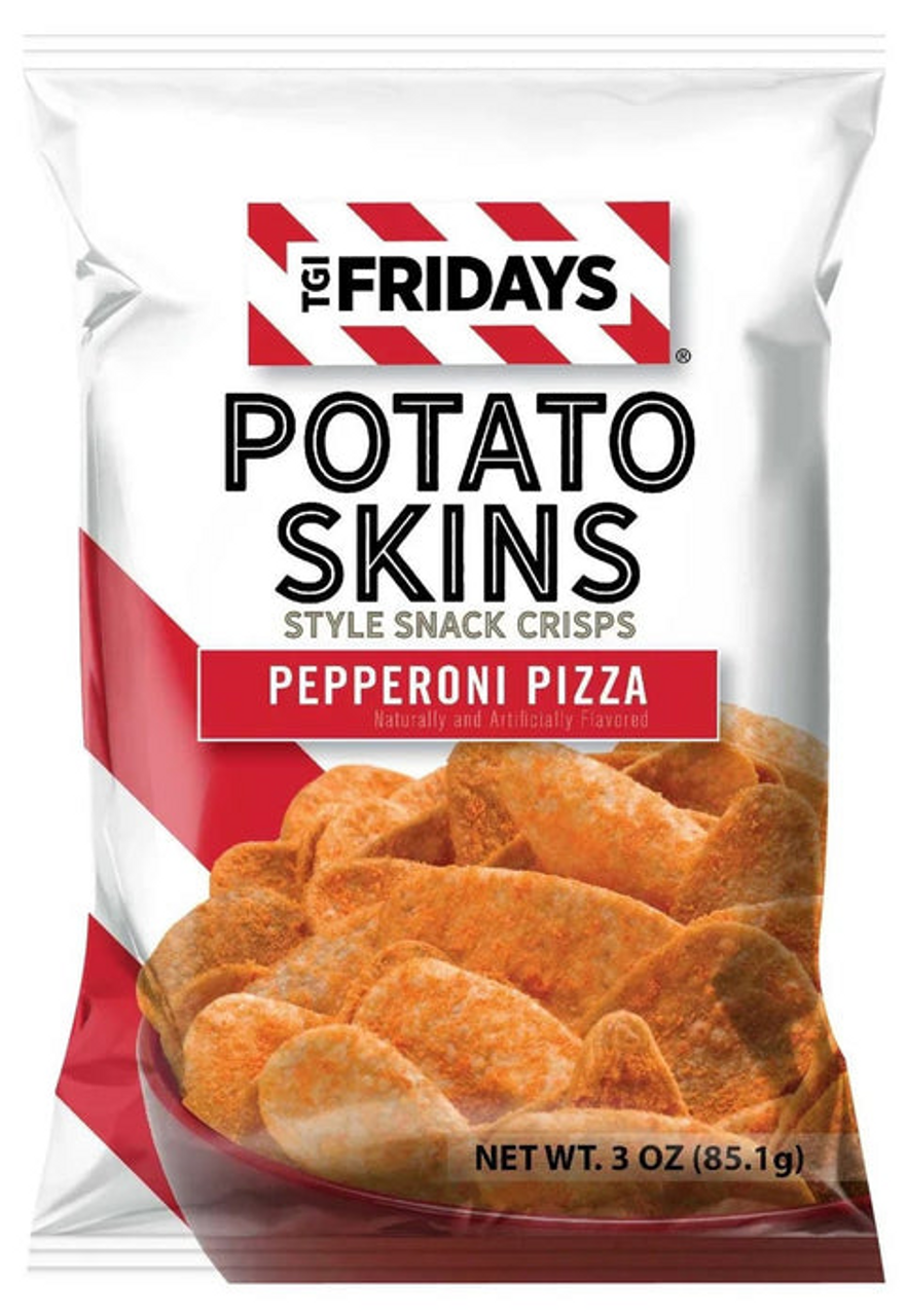 TGI FRIDAYS Potato Skins Pepperoni Pizza Crisps 85g