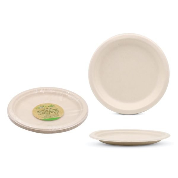 ECO Biodegradable Catering Plates - Round 9