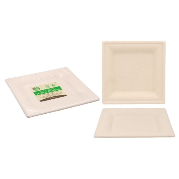 ECO Biodegradable Square Plate 26CM x 26CM (10