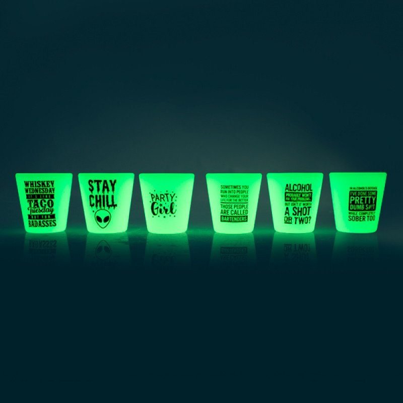 Glow-in-the-Dark Shot Glass - Image 4