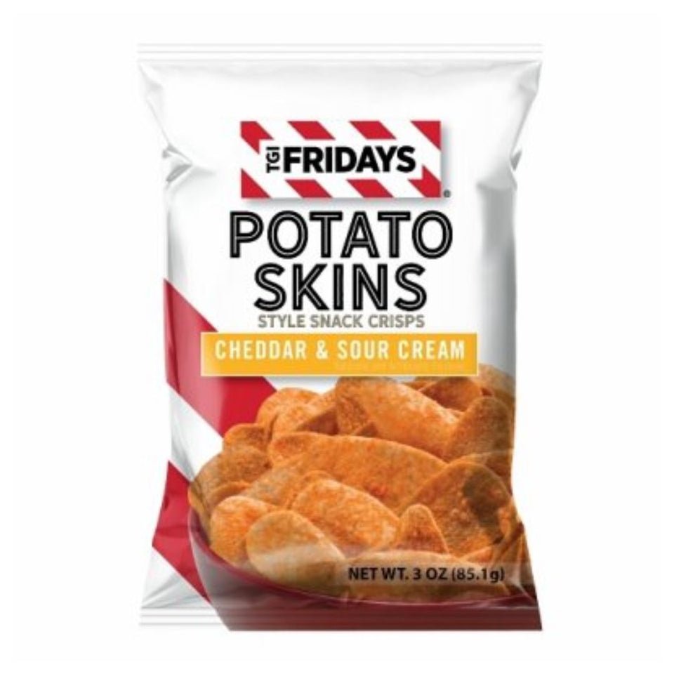 TGI FRIDAYS Potato Skins Cheddar & Sour Cream Crisps 85g