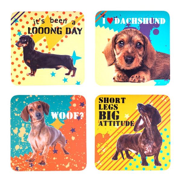 Dachshund Coasters Set