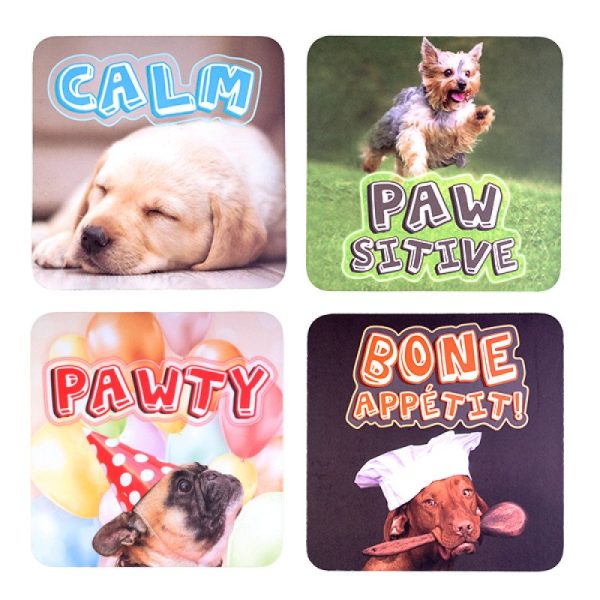 Dog Coasters Set