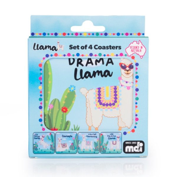 Llama Coasters Set