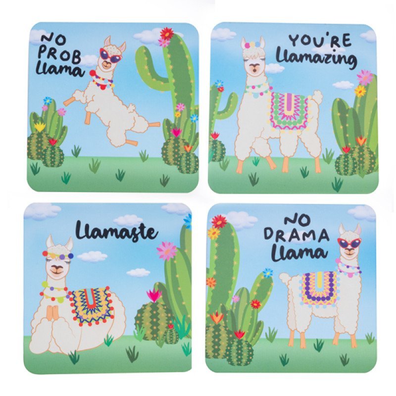 Llama Coasters Set - Image 2