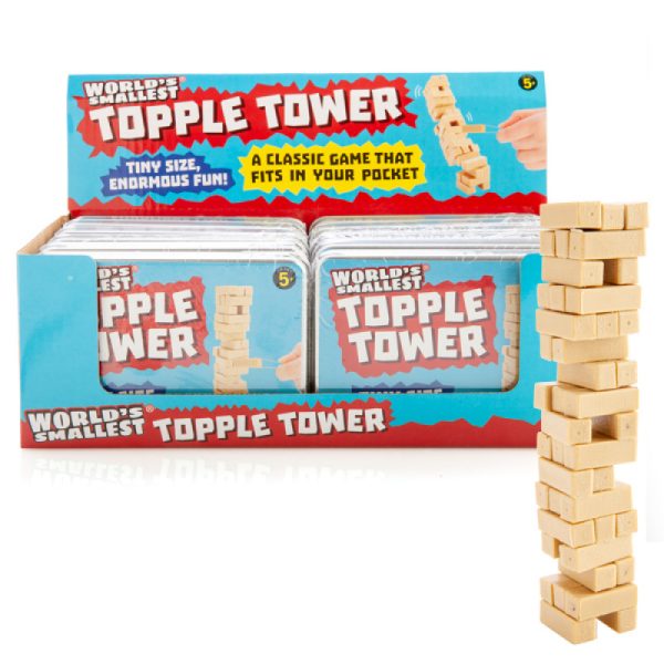 Worlds Smallest Topple Tower