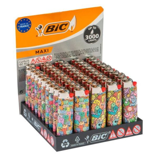 Bic Lighters Print - Crazy World