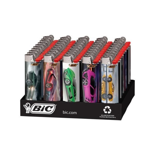 Bic Lighters Print - Super Car