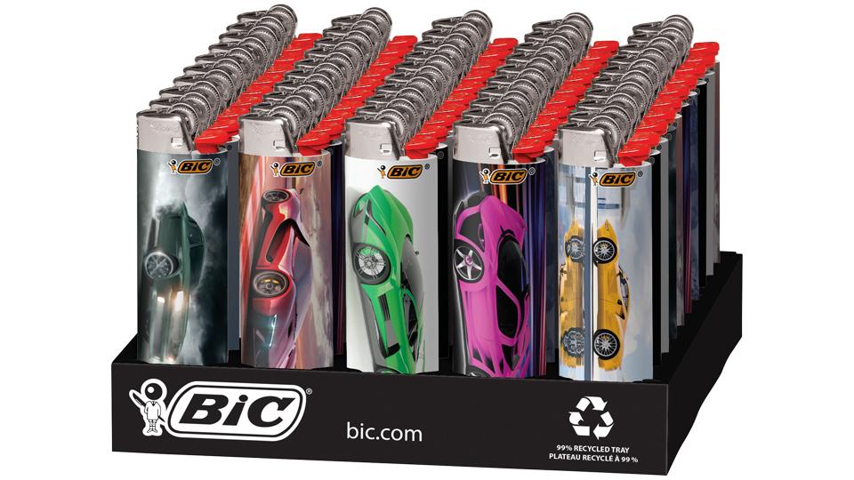 Bic Lighters Print - Super Car