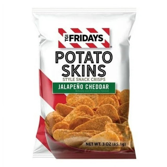 TGI FRIDAYS Potato Skins Jalapeno Cheddar Crisps 113g