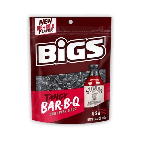 Bigs Tangy Bbq Sunflower Seeds Peg Bag 152g