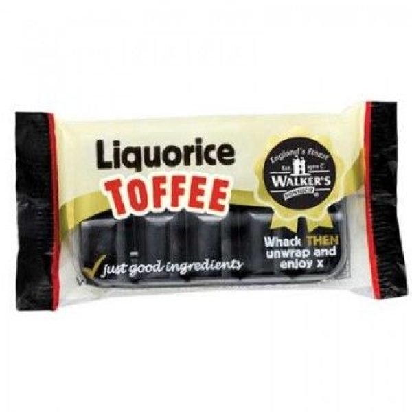 Walker's Nonsuch Liquorice Toffee bar 100g