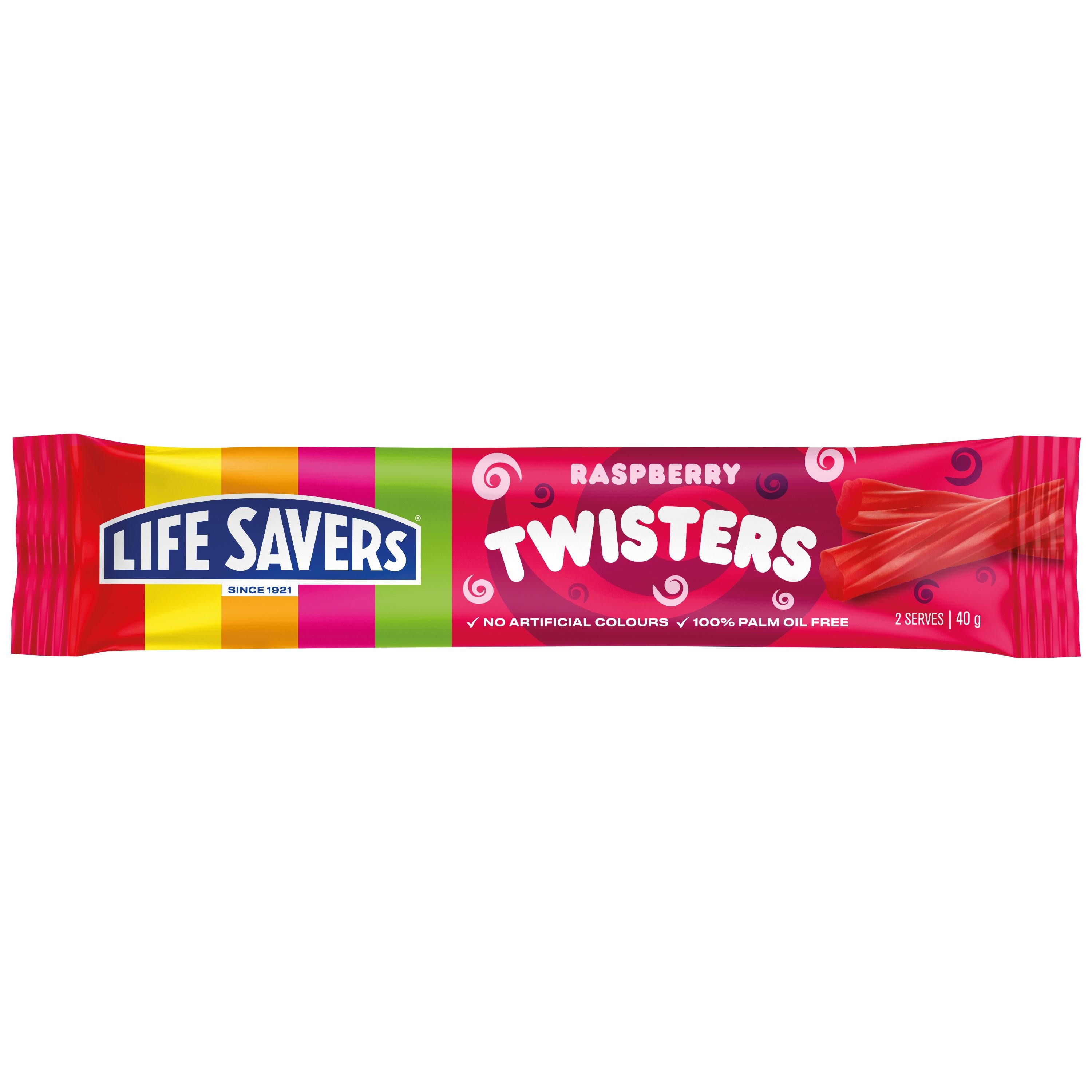 Life Savers Raspberry Twisters 40g