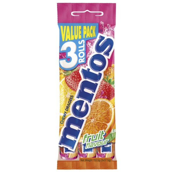 Mentos Multi Fruit 3pk