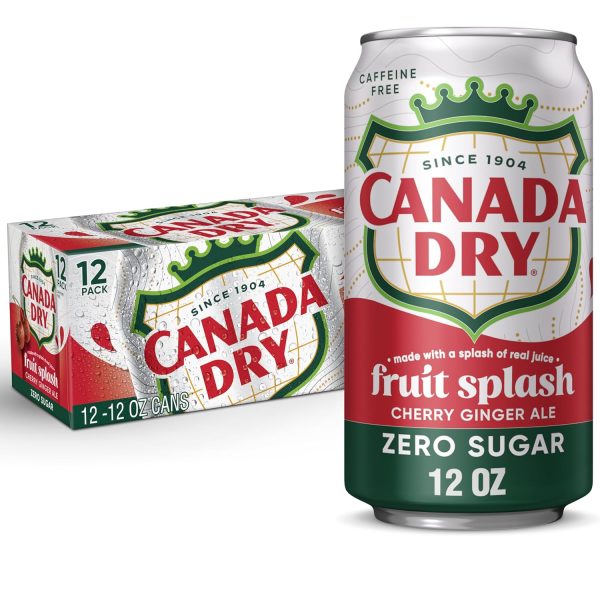 Canada Dry Ginger Ale Fruit Zero Sugar 355ml