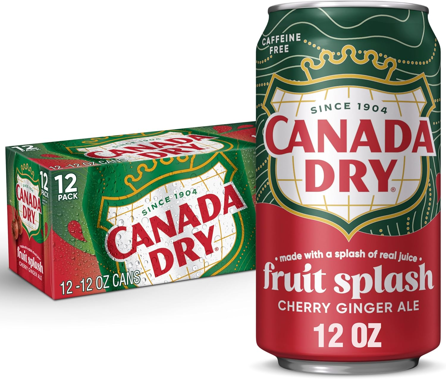 Canada Dry Ginger Ale Fruit 355ml