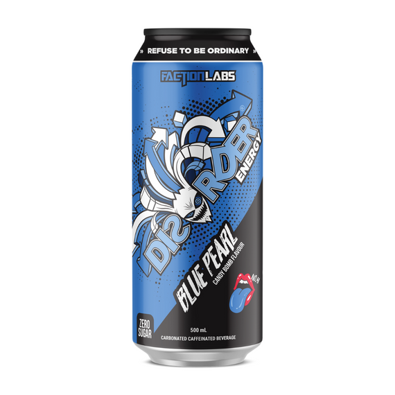 Faction Labs DISORDER Energy RTD 500ml Blue Pearl