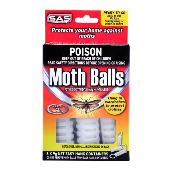 Mothballs Hanging Cylinder 27g (3x9g) 3pk