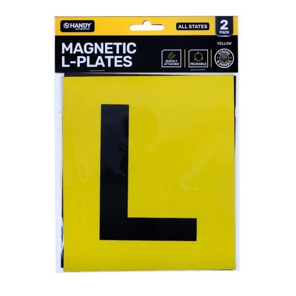 Handy Automotive Plate L All States Magnetic 2pk