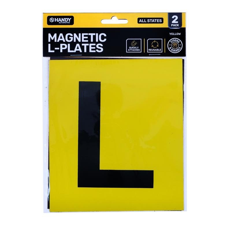 Handy Automotive Plate L All States Magnetic 2pk
