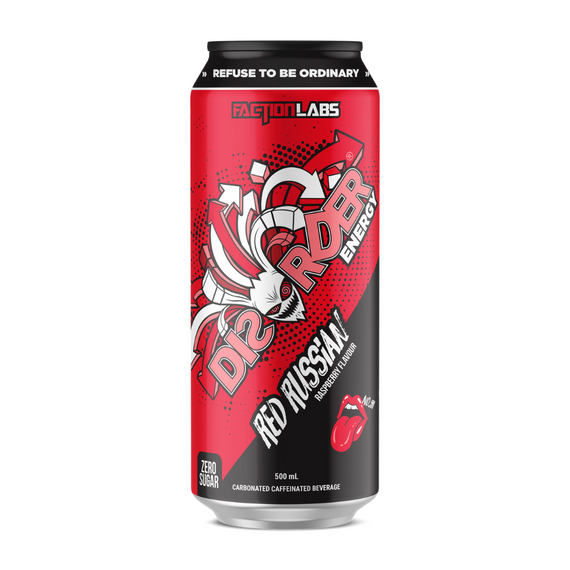 Faction Labs DISORDER Energy RTD 500ml Red Russian
