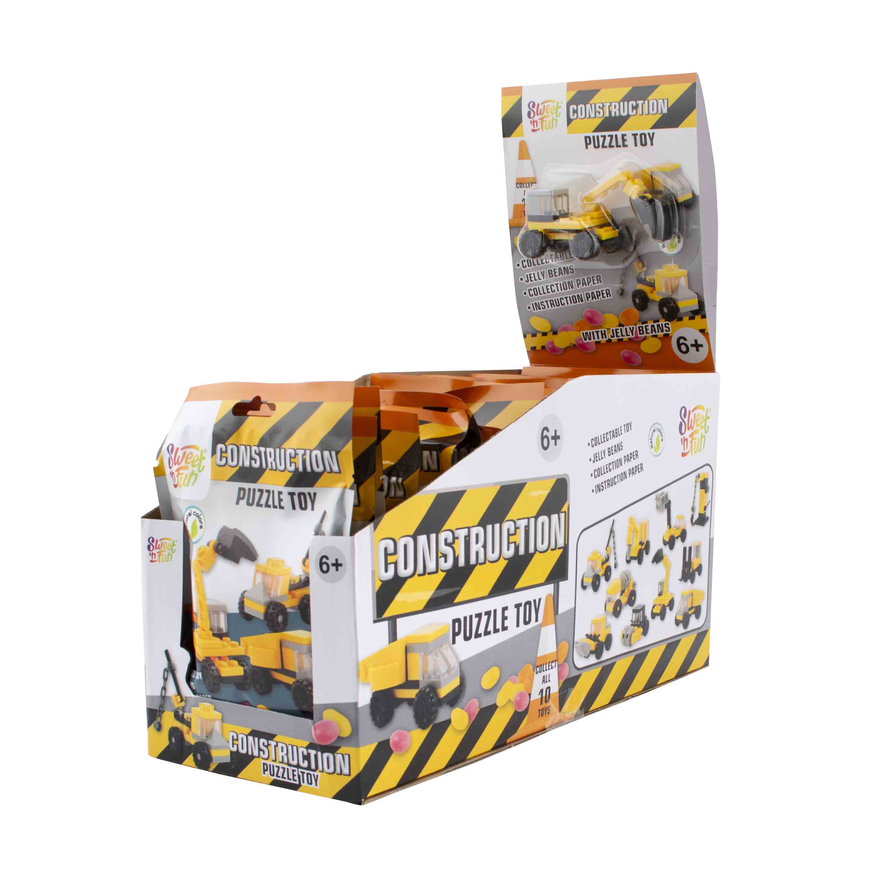 Puzzle Construction Toy with Jelly bean 5g