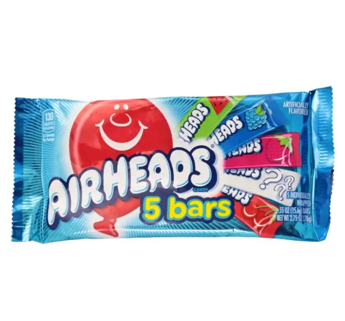 Airheads 5 Bar Assorted 78g