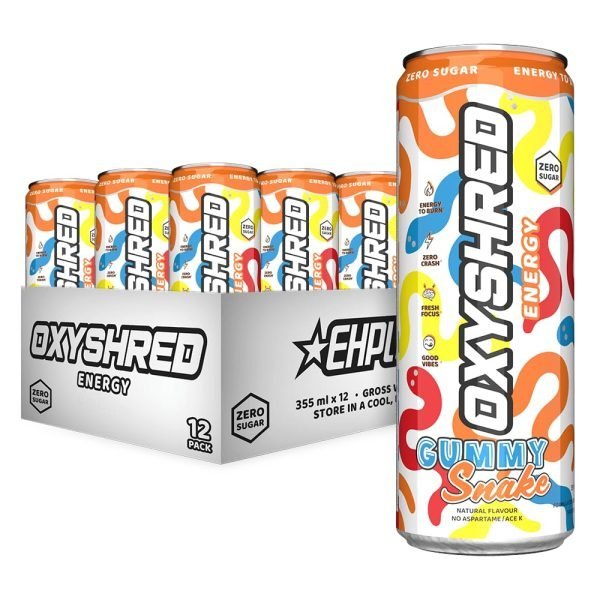 EHP Labs Oxyshred 355ml Energy Gummy Snake
