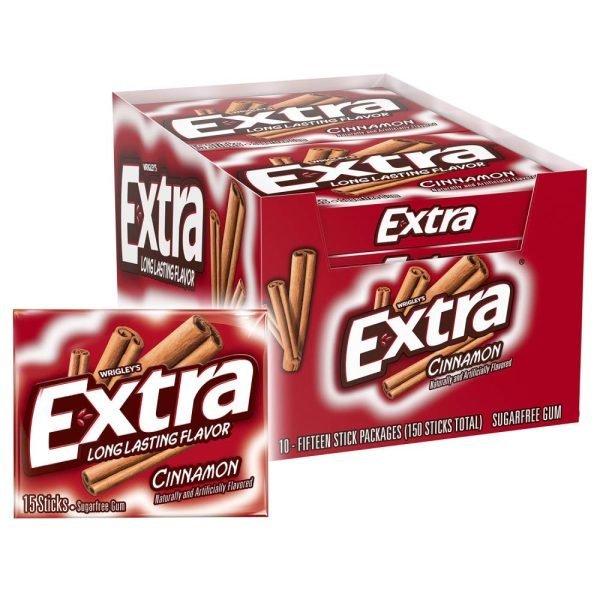 Wrigley Extra Cinnamon Gum 10pk