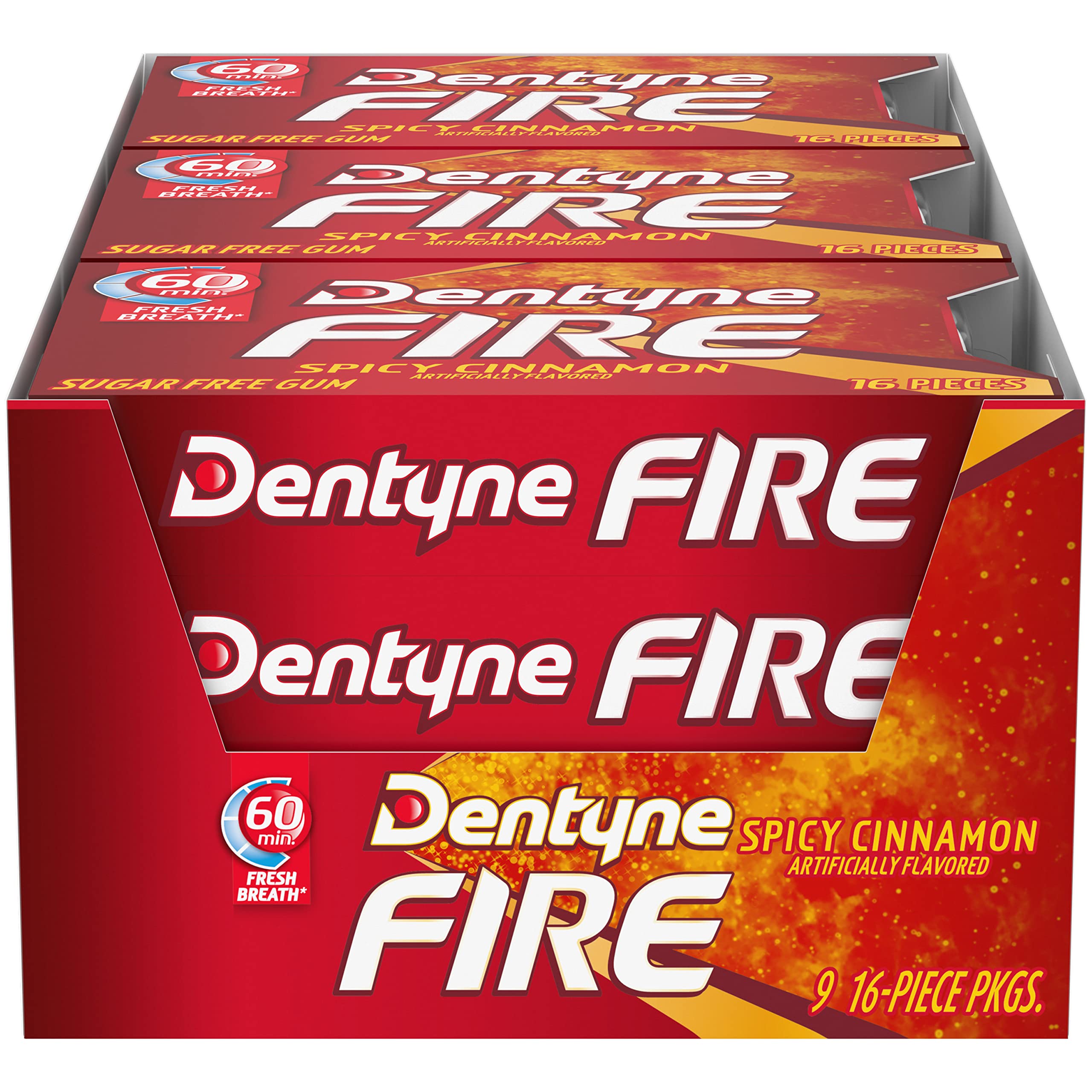 Dentyne Fire Spicy Cinnamon 16pc