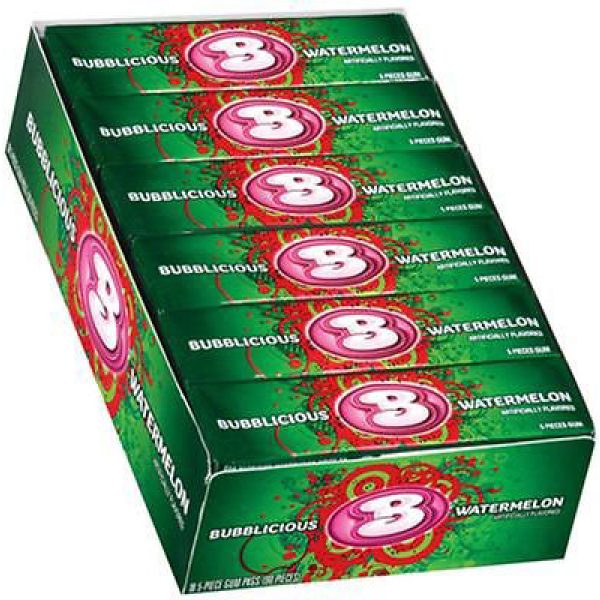 Bubblicious Watermelon 5pcs