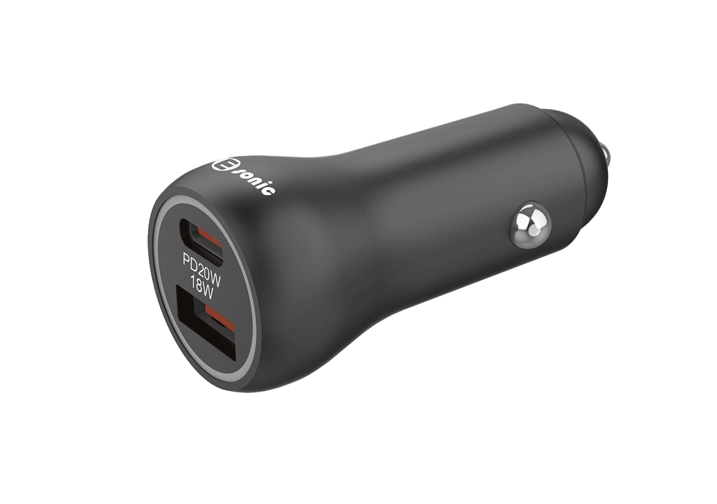 Dual USB 38W Car Charger - USB A + Type C - Image 2