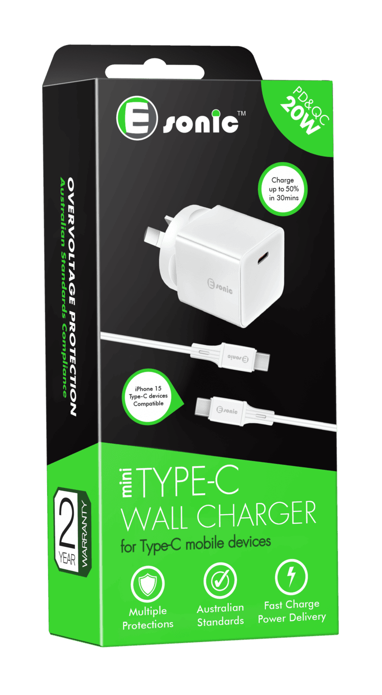 Mini Type-C Wall Charger For Type-C Devices