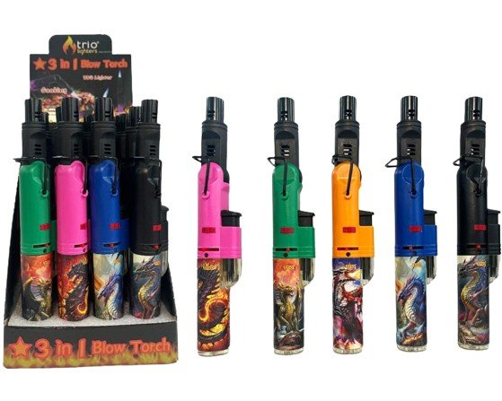 Rotating Head Blowtorch With Built In Stand Dragons