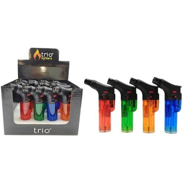 Clear Stand Up Blow Torch Lighter