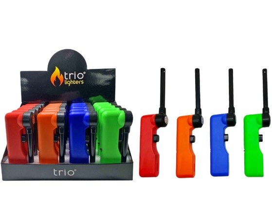 Candle BBQ Lighter Rotating Head Std Flame Fluro