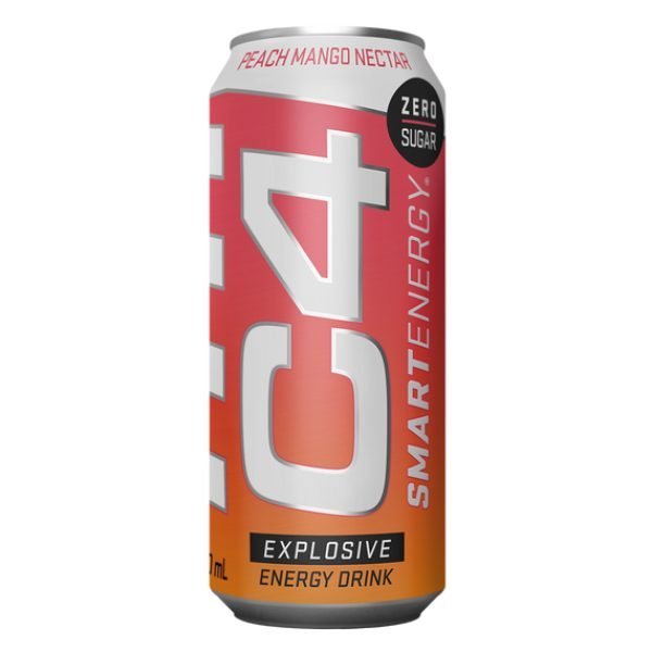 C4 Smart Energy RTD 473ml Peach Mango
