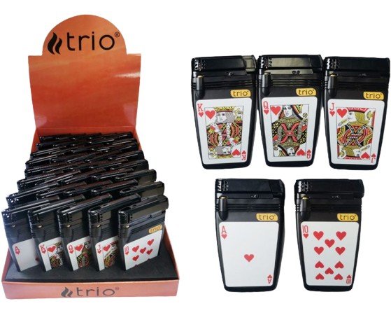 Slimline Disposable Lighter Royal Flush Standard Flame