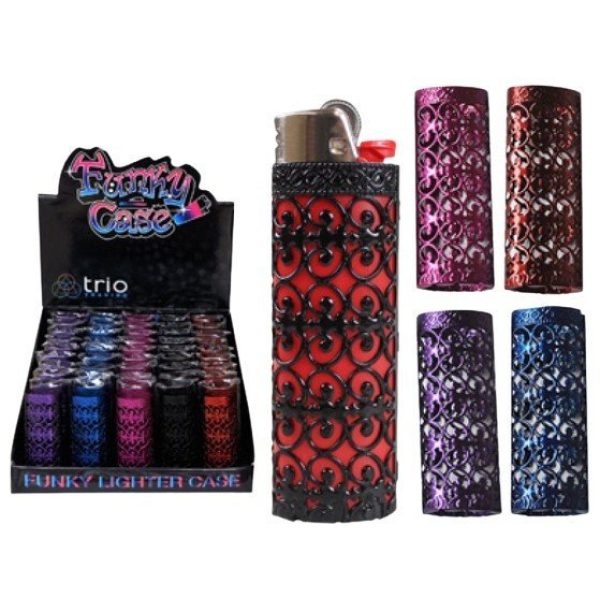 Disposable Lighter Case Coloured Fits Large Bic