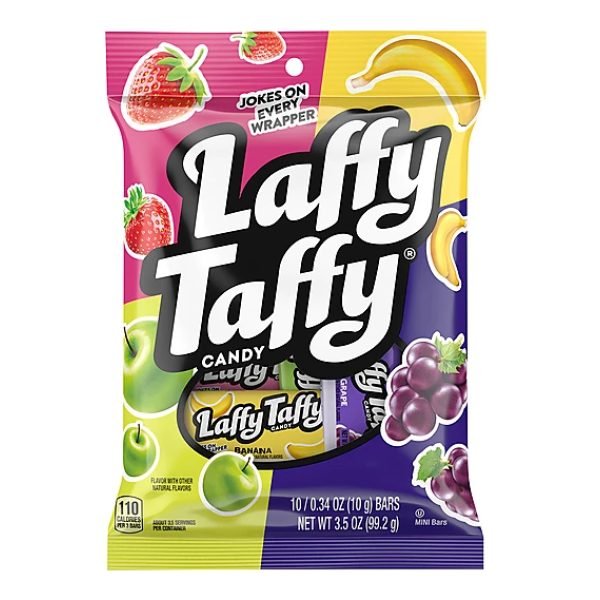 Laffy Taffy Mini Assorted Flavours Peg Bag 3.5oz (99g)