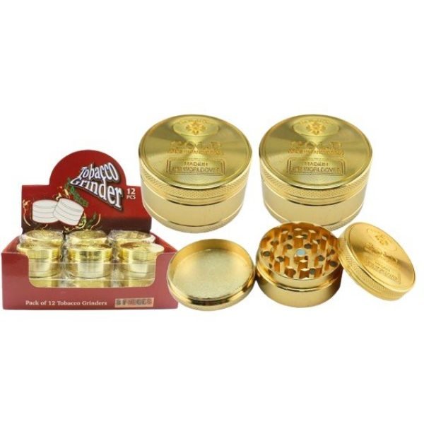Grinder 3 Pce Gold Bar 5cm