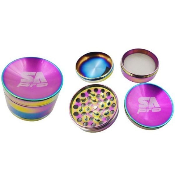 Grinder 6.3cm SA Pro Rainbow 4 Piece
