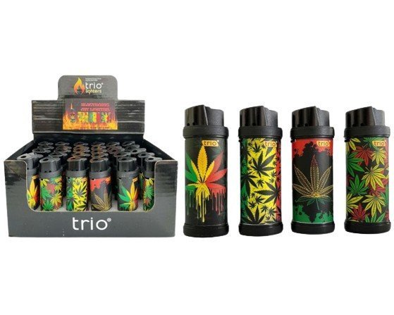 Metal Oval Jet Lighter Leaf Designs