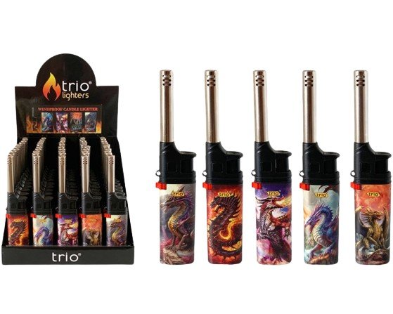 Candle Lighter Windproof Dragon Designs