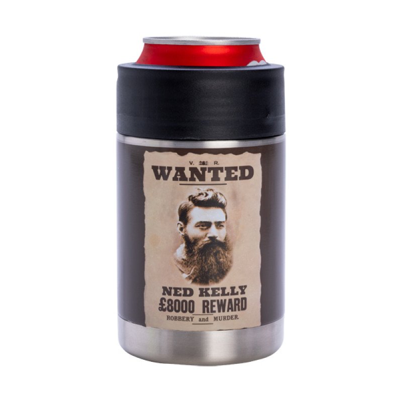 Ned Kelly Metal Bottle Cooler - Image 2