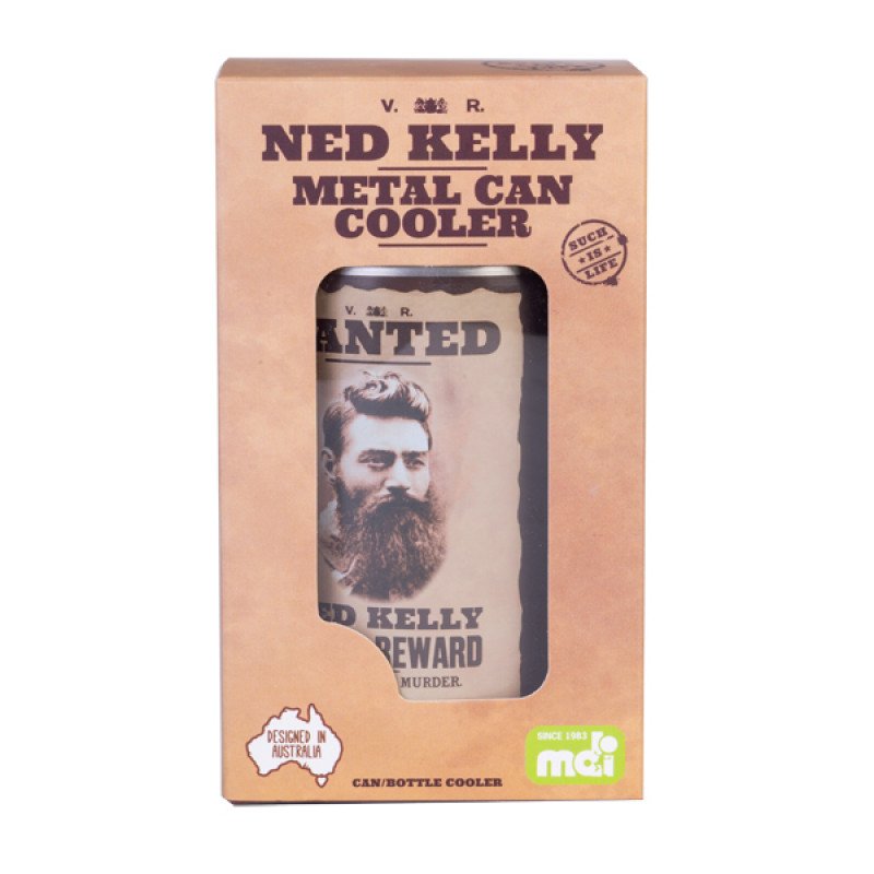 Ned Kelly Metal Bottle Cooler