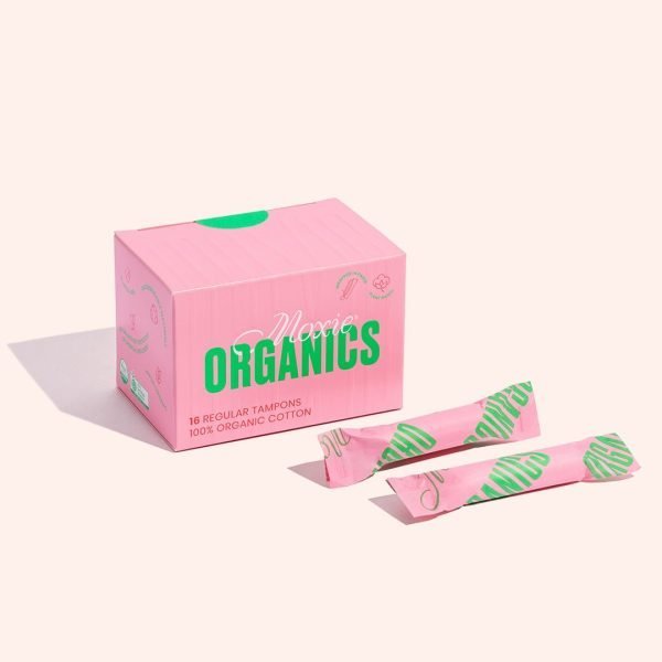 Moxie Organics 100% Organic Cotton Regular Tampons 16pk