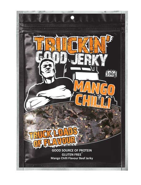 Truckin Jerky Mango Chilli 100g