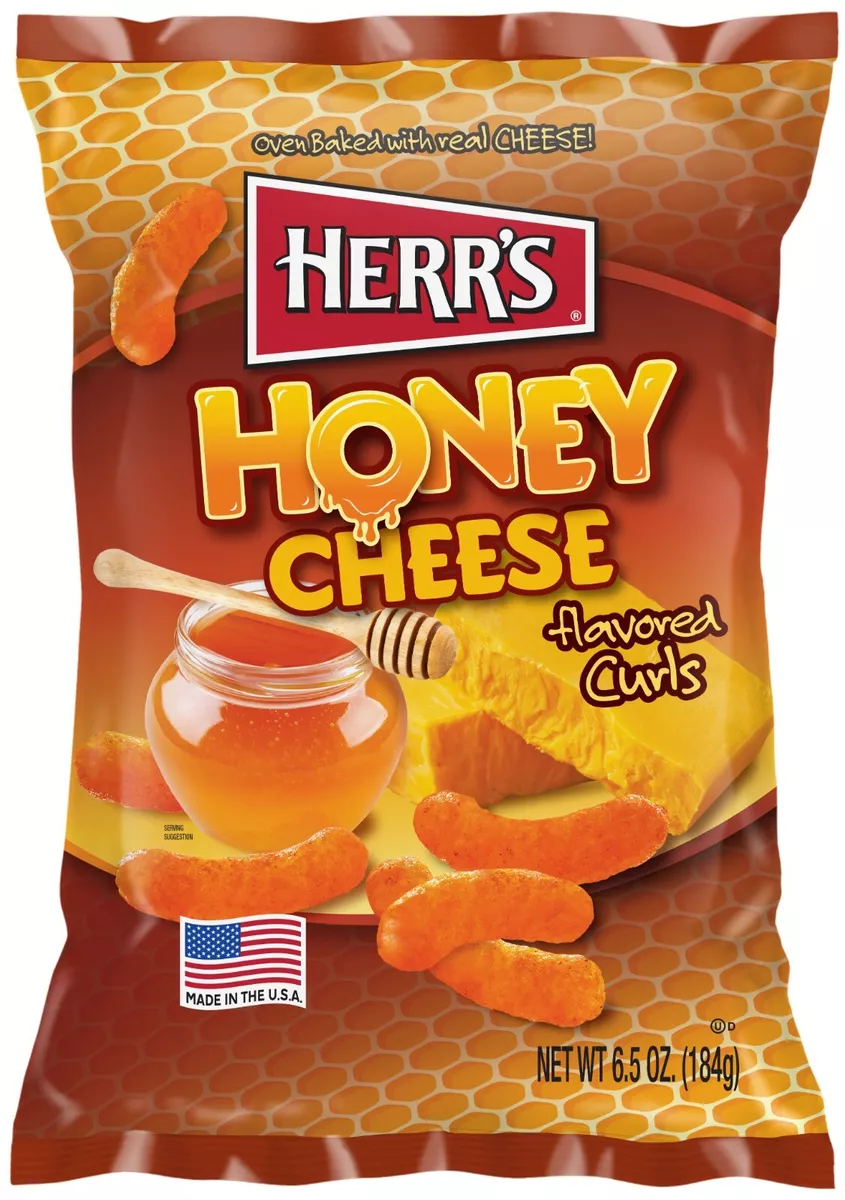 Herr's Honey Cheese Curls 184g